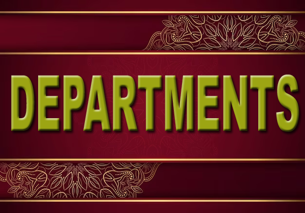 OUR DEPARTMENTS